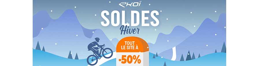 Cyclisme : les soldes d'hiver 2023 sont officiellement lancées ! soldes hiver ekoi soldes hiver ekoï